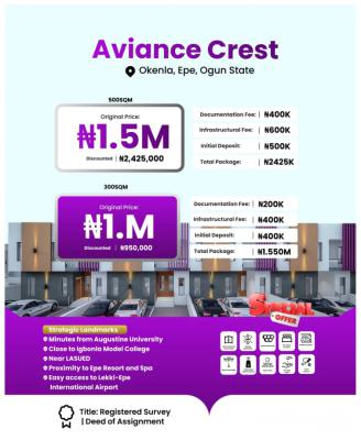 Land with Flexible Payment Plans, Aviance Crest Located at Okenla with 5% Discount, Epe, Lagos, Residential Land for Sale