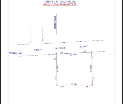 Land Measuring 3500sqm- Vi, Victoria Island (vi), Lagos, Land for Sale