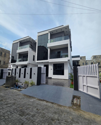 Modern and Spacious 5-bedroom Detached Duplex in a Secure Estate, Ologolo, Lekki, Lagos, Detached Duplex for Sale