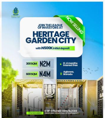 Heritage Garden City, Agbowa Ikorodu, Agbowa, Ikorodu, Lagos, Residential Land for Sale