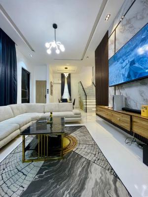 Luxury 4 Bedroom Duplex, Sunshine Garden Estate, Behind Blenco Sangotedo, Sangotedo, Ajah, Lagos, Detached Duplex Short Let