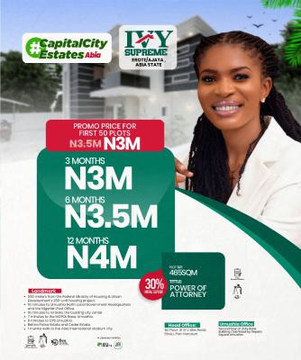 Verified Land with Power of Attorney and Registered Survey and Deed, Ivy Supreme, Erote/ajata, Umuahia, Abia, Residential Land for Sale