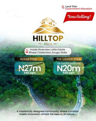 Government Allocation Buy and Build Land, Four Corner Junction Ozalla, Enugu, Enugu, Residential Land for Sale