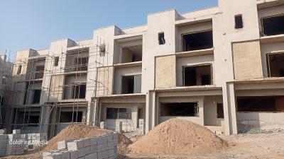 4 Bedroom Semi Finished Terrace Duplex with 1 Room Bq, Opposite Maitama Ministers Hill, By Cosgrove, Katampe (main), Katampe, Abuja, Terraced Duplex for Sale