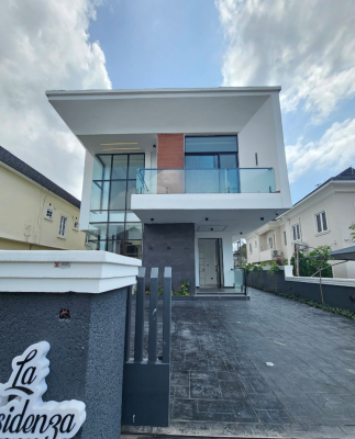 Newly Built 5 Bedroom Detached Triplex  with Bq in a Secure Estate, Ikota, Lekki, Lagos, Detached Duplex for Sale