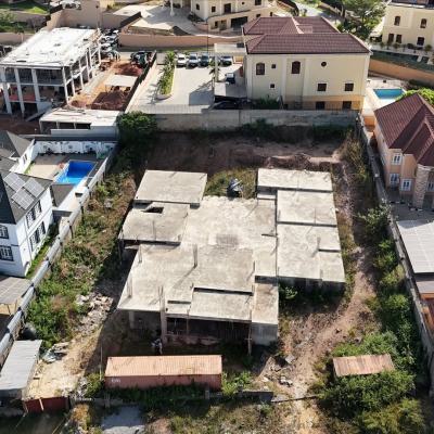 Newly Built 7 Bedrooms Semi Finish Mansion, Serene Environment, Asokoro District, Abuja, Detached Duplex for Sale