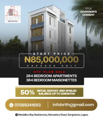 2 Bedroom Apartment and 4 Bedroom Maisonette (off Plan), Monastery Road, Sangotedo, Ajah, Lagos, House for Sale