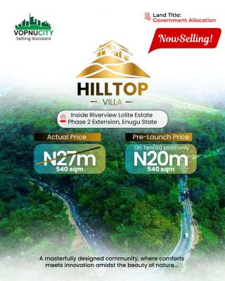Serviced Plots with Hilltop View Inside, Riverview Lolite Estate Phase 2 Extension, Obafemi Owode, Ogun, Land for Sale