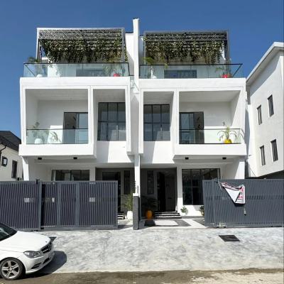 4 Bedroom Semi- Detached Duplex with Bq , Cinema & Pool, Ikota, Lekki, Lekki, Lagos, Semi-detached Duplex for Sale