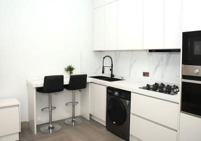 Cozy White 1 Bedroom Apartment with Ps5, Off Admiralty Road,lekki Phase 1, Lekki Phase 1, Lekki, Lagos, Self Contain (single Rooms) Short Let