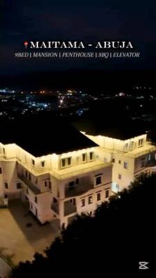 Newly Developed 9 Bedroom Exquisite Mansion with a Penthouse Elevator, Maitama District, Abuja, House for Sale