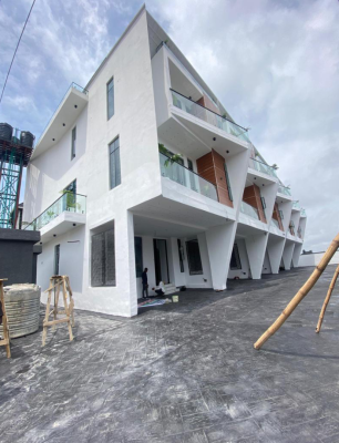 4 Bedroom Terrace Duplex with Bq, Ikate, Lekki, Lagos, Terraced Duplex for Rent