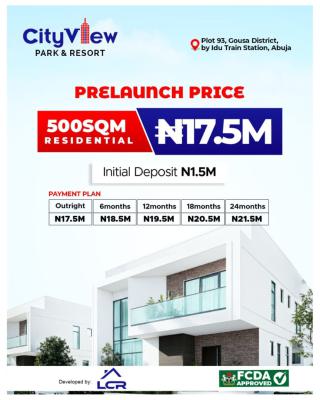 Land with C of O, City View Park and Resort Gousa Estate, Central Area Phase 2, Abuja, Residential Land for Sale