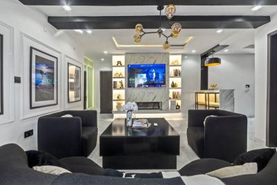 Spacious Luxury 1 Bedroom with Ps5, 2 Balconies, Lekki Phase 1, Lekki, Lagos, Detached Duplex Short Let