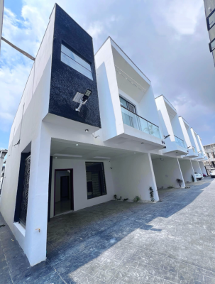 New & Spacious 4 Bedroom Duplex, Ikota, Lekki, Lagos, Terraced Duplex for Sale