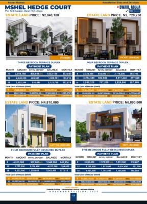 Flat Estate Land, Kunape Bwari Fct Abuja, Bwari, Abuja, Mixed-use Land for Sale