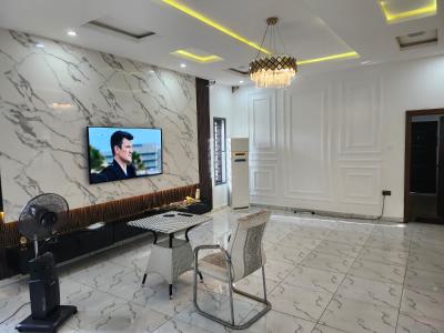 Elitehome,partially Furnished 4 Beds with Pool and an Inverter and Acs, Harris Drive Vgc Lekki, Vgc, Lekki, Lagos, Semi-detached Duplex for Rent
