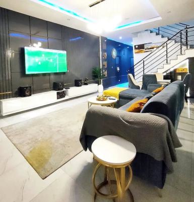 Distress 4 Bedroom Fully Furnished, Chevron, Lekki, Lagos, Semi-detached Duplex for Sale