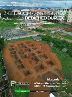 5 Bedroom Detached Duplex. Off Plan, Life Camp, Abuja, Detached Duplex for Sale