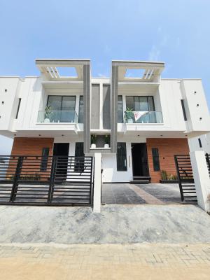 Uniquely-built Luxury Spacious 4 Bedroom Semi-detached Duplex with Bq, in a Secured Estate Less Than 6 Minutes From Addo Road, Lekki, Ajah, Lagos, Semi-detached Duplex for Sale