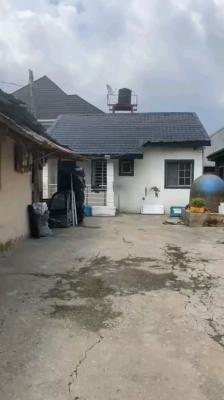 Half Plot of Land Measuring 350 Sqm with a 2-bedroom Bungalow, Off Taodak Estate, Yetunde Brown, Ifako, Gbagada, Lagos, Detached Bungalow for Sale