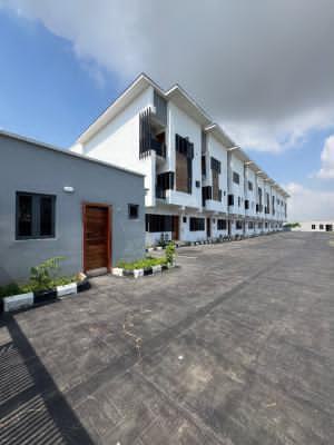 Brand New 4 Bedroom Terrace with a Room Bq, Lekki Phase 1, Lekki, Lagos, Terraced Duplex for Rent