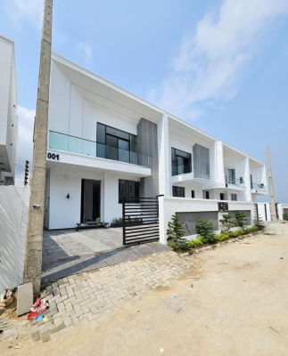 Well-built 4 Bedroom Semi-detached Duplex with Bq in a Secure Estate, Ajah, Lekki, Lagos, Semi-detached Duplex for Sale