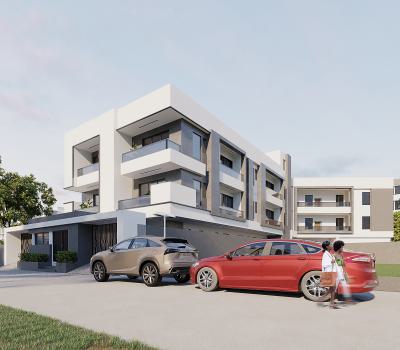 Luxury Apartments for High Investment Return, 8mins From University of Lagos, Bajulaiye Rd., Akoka, Yaba, Lagos, Block of Flats for Sale