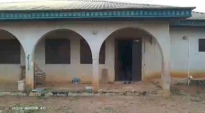 3 Bedroom Bungalow with a Large Shop on a Full Plot, Owode Ijako, Sango Ota, Ogun, Detached Bungalow for Sale