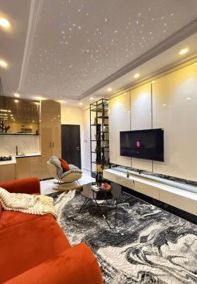 Deluxe 1 Bedroom Bathub Apartment with Red Room (santorini), Osapa, Lekki, Lagos, Flat / Apartment Short Let