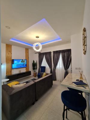 Furnished 1 Bedroom Apartment, Lekki, Lagos, Mini Flat (room and Parlour) for Rent