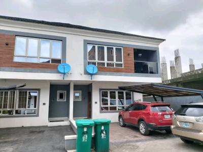 Luxury 4 Bedroom Semi Detached Duplex with a Room Bq, in an Estate, Osapa, Lekki, Lagos, Semi-detached Duplex for Sale