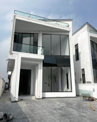 5 Bedroom Detached House with Bq, Second Toll Gate, Lekki Phase 2, Lekki, Lagos, Detached Duplex for Sale