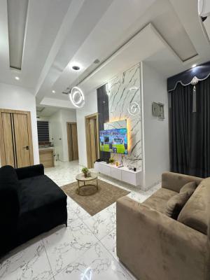 *hot Letting* Ddty  Fully Serviced Furnished 2bedrooms Apartment with, Chevron, Lekki, Lagos, Flat / Apartment for Rent