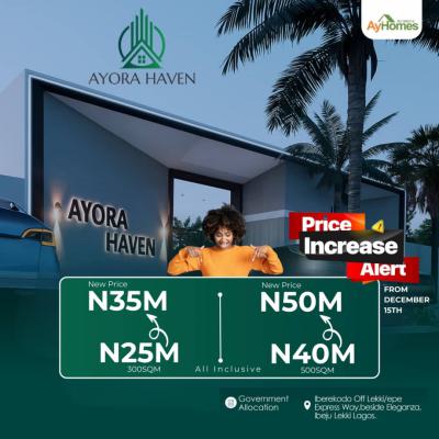 Affordable Land, Eleganza, Iberekodo, Ibeju Lekki, Lagos, Land for Sale