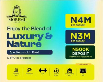 Dry Land, Buy and Build, Moremi Estate, Epe, Lagos, Residential Land for Sale