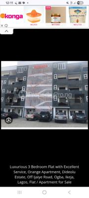 a Luxurious 3 Bedroom in a Beautiful Estate, Dideolu Estate, Ogba, Ikeja, Lagos, Flat / Apartment for Sale
