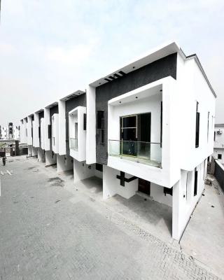 Brand New 4 Bedroom Terrace Duplex in a Well Secured Location, Ikota, Lekki, Lagos, Terraced Duplex for Sale