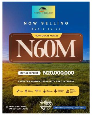 Land, Ajah Back of Shoprite  Road, Sangotedo, Ajah, Lagos, Residential Land for Sale