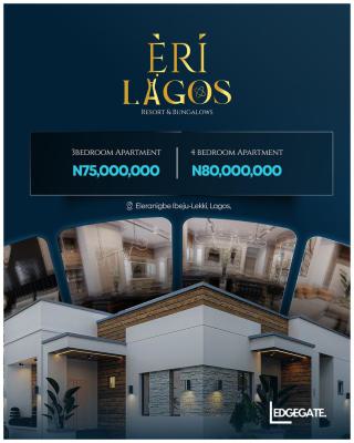 Luxury 3-bedroom Fully-detached Bungalow with Swimming Pool, Eleranigbe, Ibeju-lekki, Lagos (in Ajé Gardens), Ibeju Lekki, Lagos, Detached Bungalow for Sale