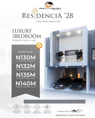 3 Bedroom Detached Duplex with Bq, Lekki, Lagos, Semi-detached Duplex for Sale