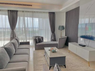 Olaceous 3 Bedroom Ocean View Apartment with Pool & Gym, Eko Atlantic City, Lagos, Flat / Apartment Short Let