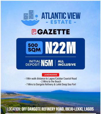 Land, Off Dangote Refinery Road, Ibeju, Lagos, Residential Land for Sale