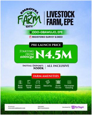 Affordable Land, Odo-gbawujo, Epe, Lagos, Industrial Land for Sale