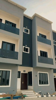 Exquisite 4-bedroom Fully Finished Terrace Duplex & Bq 4units Availabl, By Nnpc, Guzape District, Abuja, Terraced Duplex for Sale