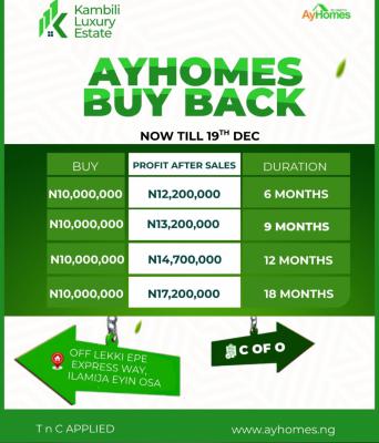 Land Cash Buy Back, Ayetoro, Epe, Lagos, Residential Land for Sale