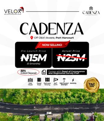 Serviced Plots of Land in a Residential Estate, Off Obiri Ikwerre Beside Jesuit Memorial, Port Harcourt, Rivers, Residential Land for Sale