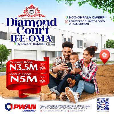 Diamond Court, Ngo-okapla, Owerri North, Imo, Land for Sale