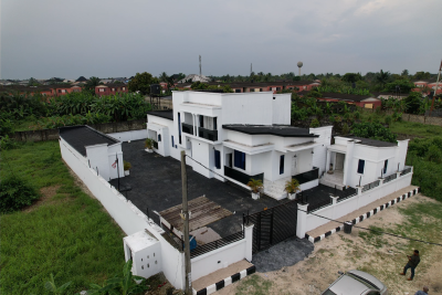 Luxury 5 Bedroom Fully Detached Duplex with Bq & Lounge, D.s.c. Township, Ovwian-alhaja, Warri, Delta State, Warri, Delta, Detached Duplex for Sale