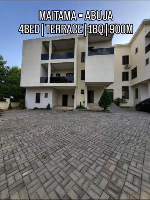 Standard 4 Bedroom Terrace Duplex with Bq, Maitama District, Abuja, Terraced Duplex for Sale